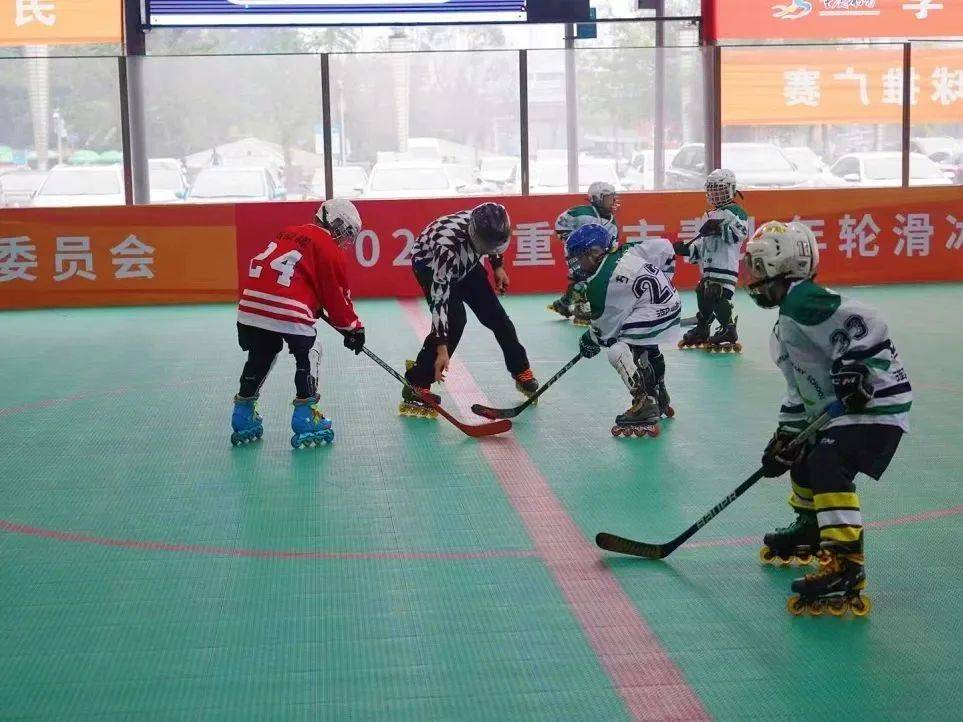 （重庆市轮滑比赛）2023年重庆市青少年轮滑冰球推广赛热力开赛插图