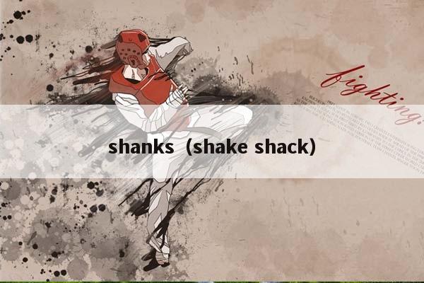 shanks（shake shack）插图