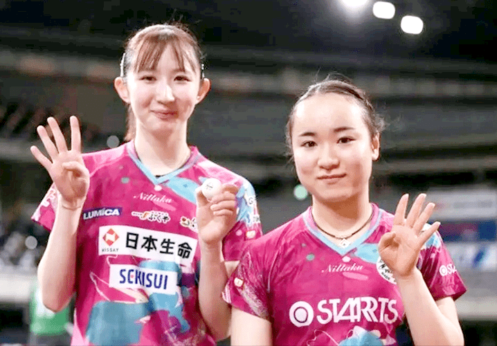 （张本智和和早田希娜抱得美人归）签位出炉！张本智和运气好，伊藤美诚、早田希娜、张本美和扎堆插图