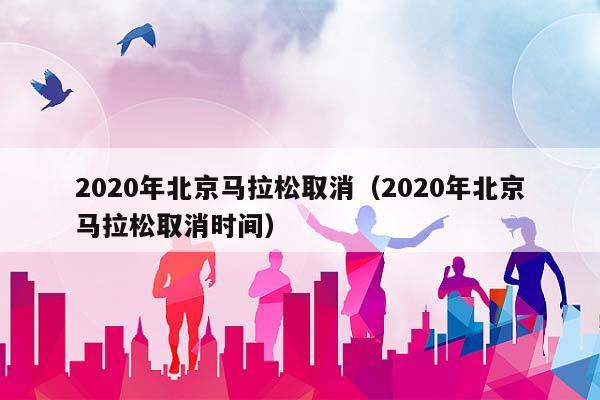 2023年北京马拉松取消（2023年北京马拉松取消时间）插图