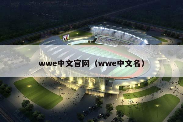 wwe中文官网（wwe中文名）插图