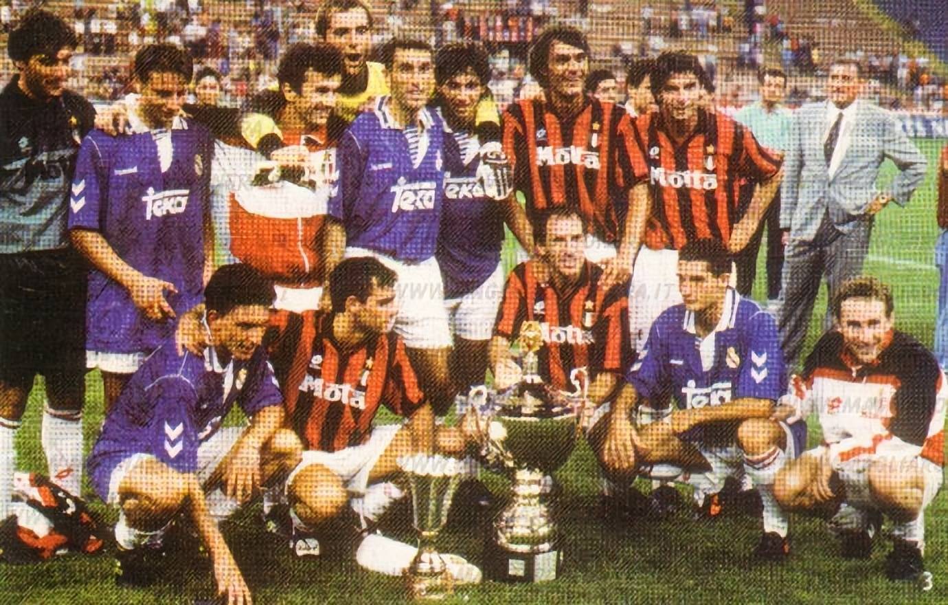 （ac米兰 皇马）AC米兰队史今天：1993年8月3-2皇马，贝卢斯科尼杯上演进球大战插图