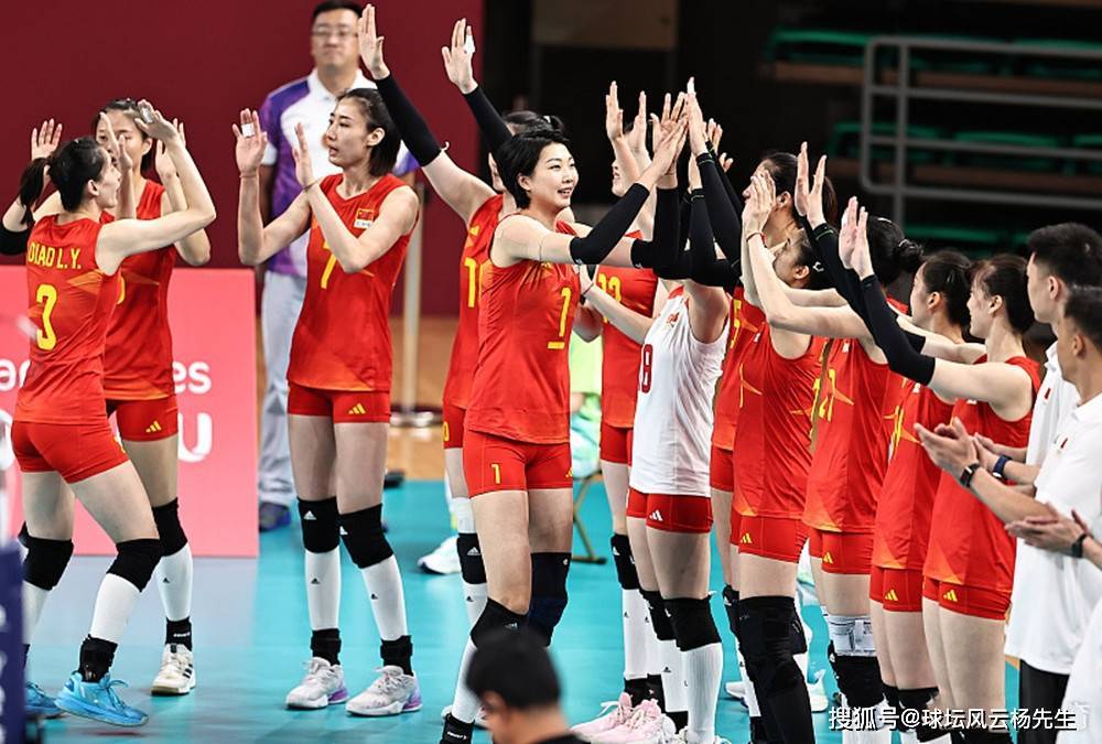 （女排冲击杭州亚运会）杭州亚运会女排小组赛，亚运运中国女排3-0战胜朝鲜女排，州亚取得小组赛两连胜插图
