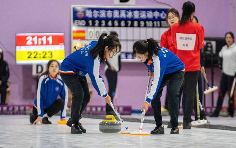 推进校园冰雪运动 武汉轻工大学冰壶队在全国竞赛中获好成绩插图