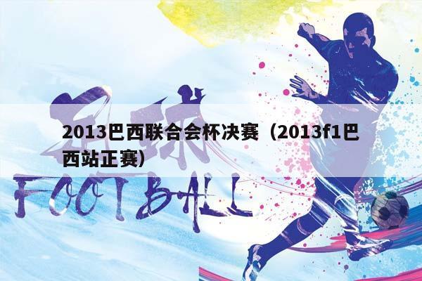 2013巴西联合会杯决赛（2013F1巴西站正赛）插图