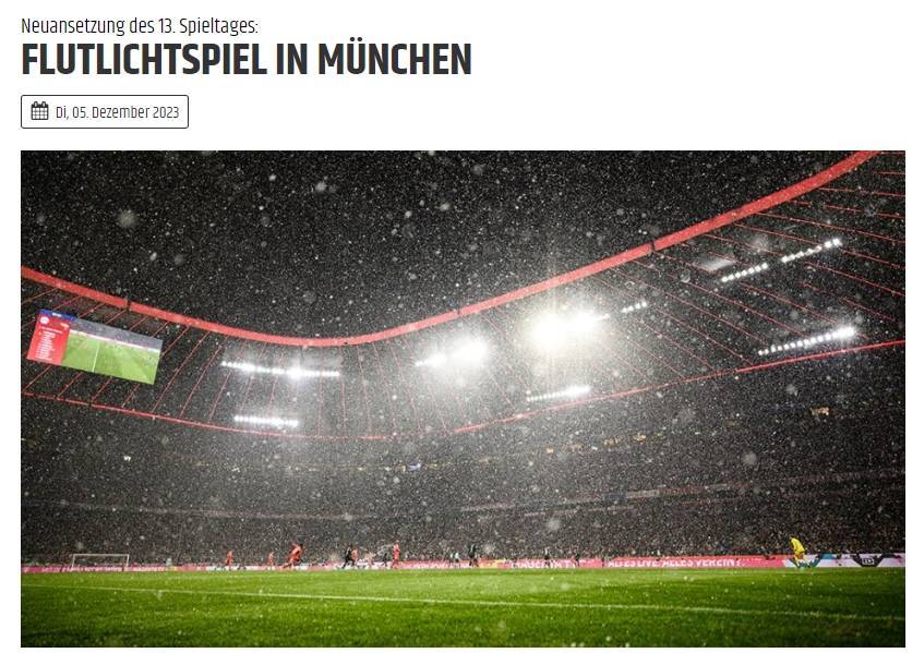 (德甲柏林联合直播拜仁)柏林联合官员:与拜仁的德甲第13轮比赛将于24年1月举行
