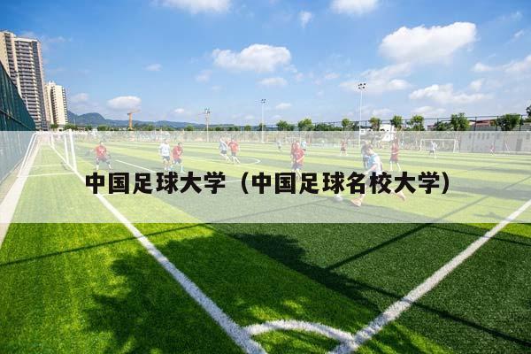 中国足球大学（中国足球名校大学）插图